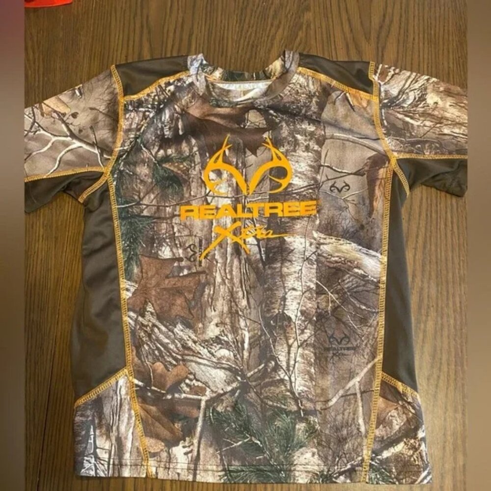 Camo Dri-Fit short sleeve T shirt - Kids M